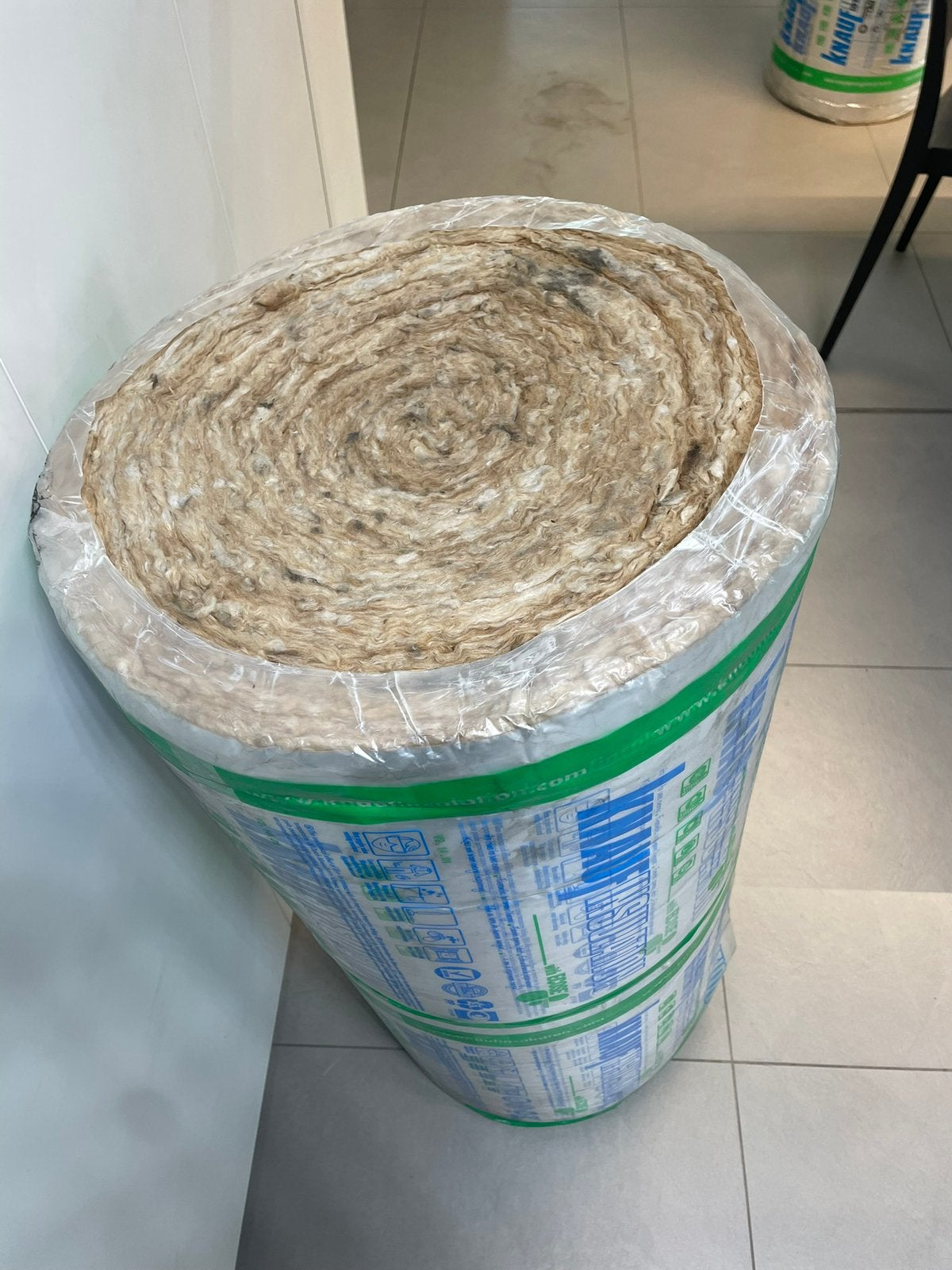 KNAUF Glaswol met folie 60 mm dik, 4 tot 8 cm, Nieuw, 15 m² of meer, Glaswol