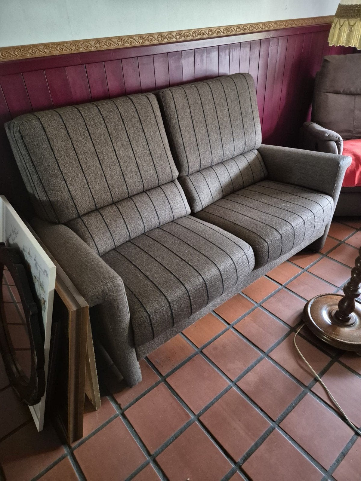2 persoons bank met 2 losse stoelen, Huis en Inrichting, Zetels | Zetels, Ophalen