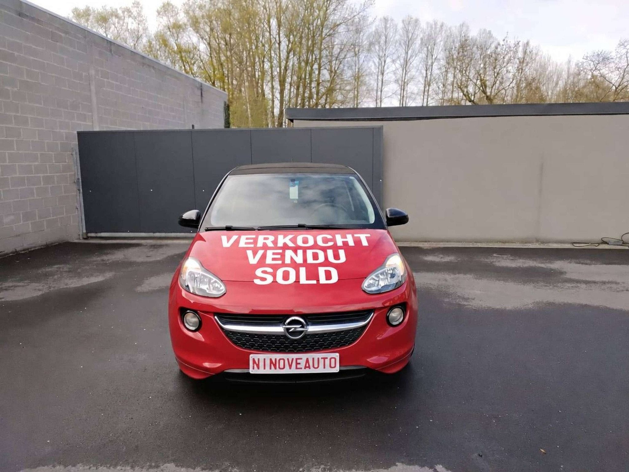 Opel ADAM 1.2i Glam CABRIO PARKHULP BLUET USB CRUISE 1STE EI, Autos, Rouge, Euro 6, Entreprise, 69 ch