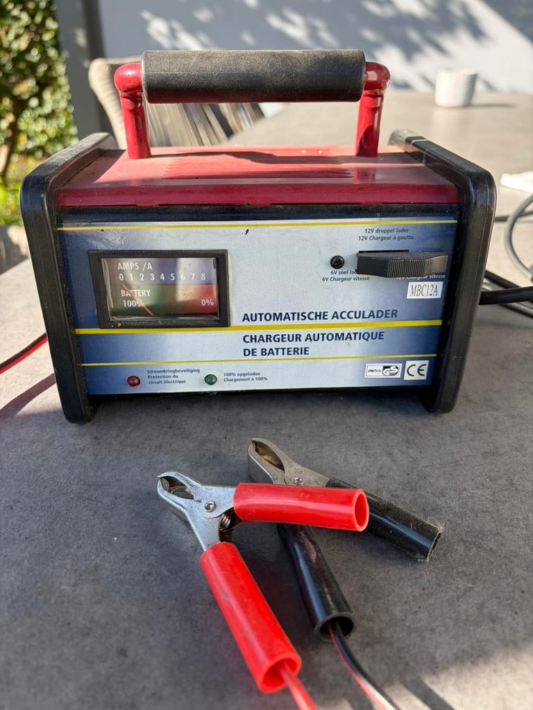 Acculader 6/12 Volt, Enlèvement, Utilisé, Autres marques automobiles