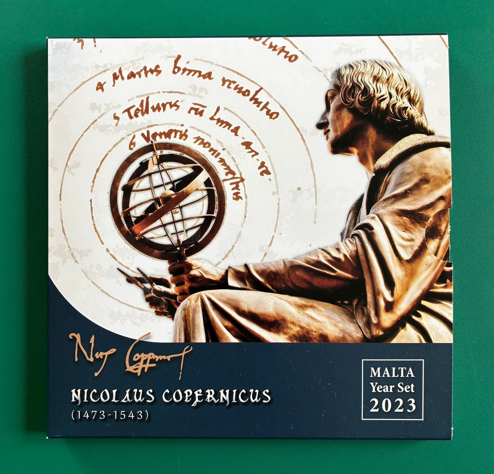 Coffret Officiel BU Malte 2023 - 9 pièces (avec 2€ Copernic), Enlèvement ou Envoi, Malte, 2 euros, Série