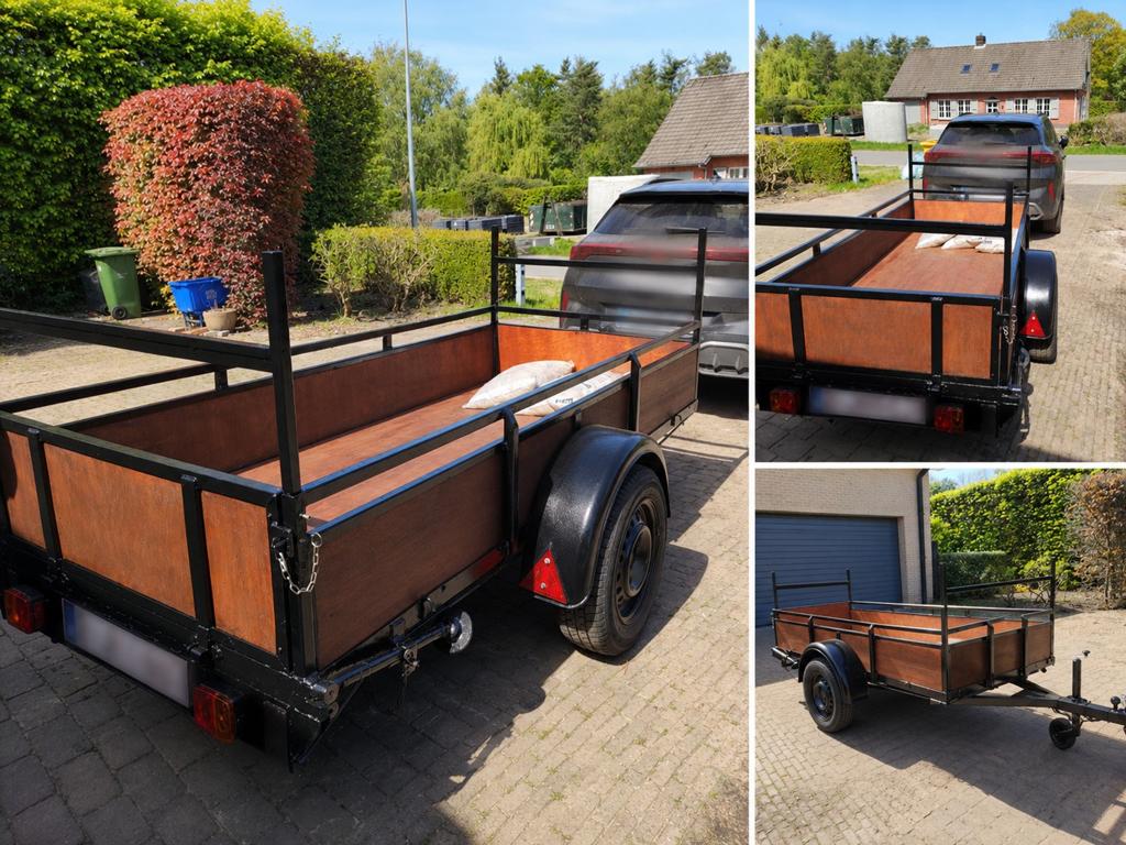 Stevige zelfbouw aanhangwagen / remorque, Enlèvement, Comme neuf