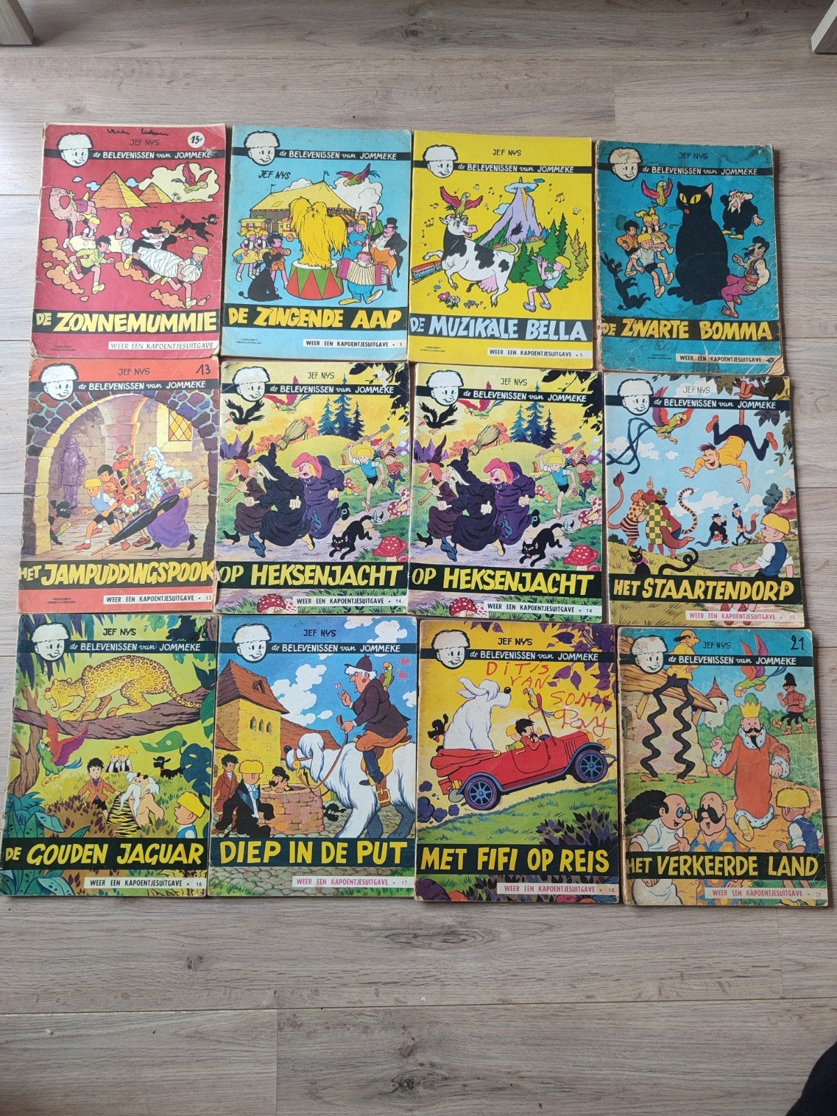 verschillende oude jommeke strips, Boeken, Ophalen