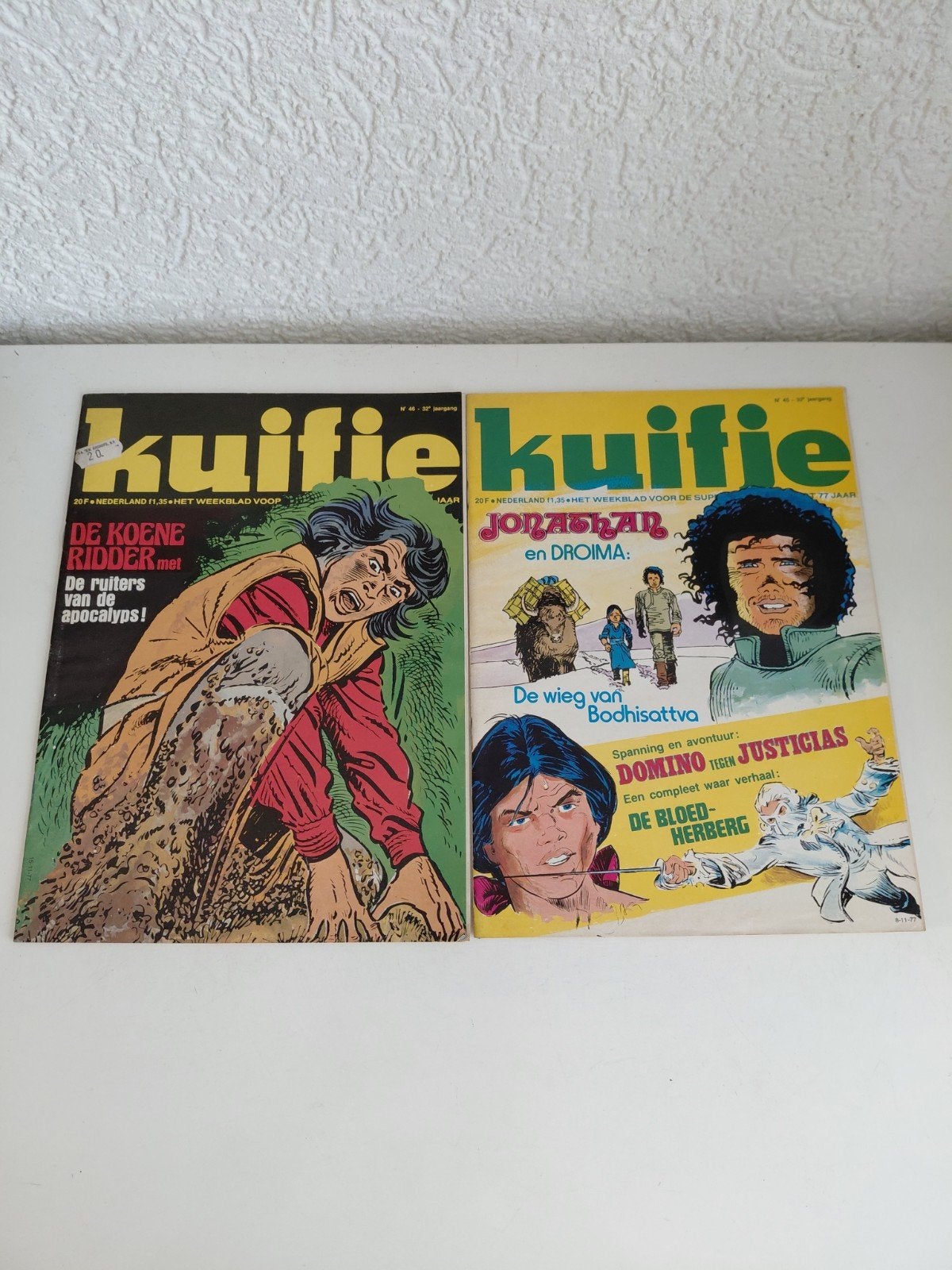 2 oude weekbladen Kuifje, Enlèvement ou Envoi