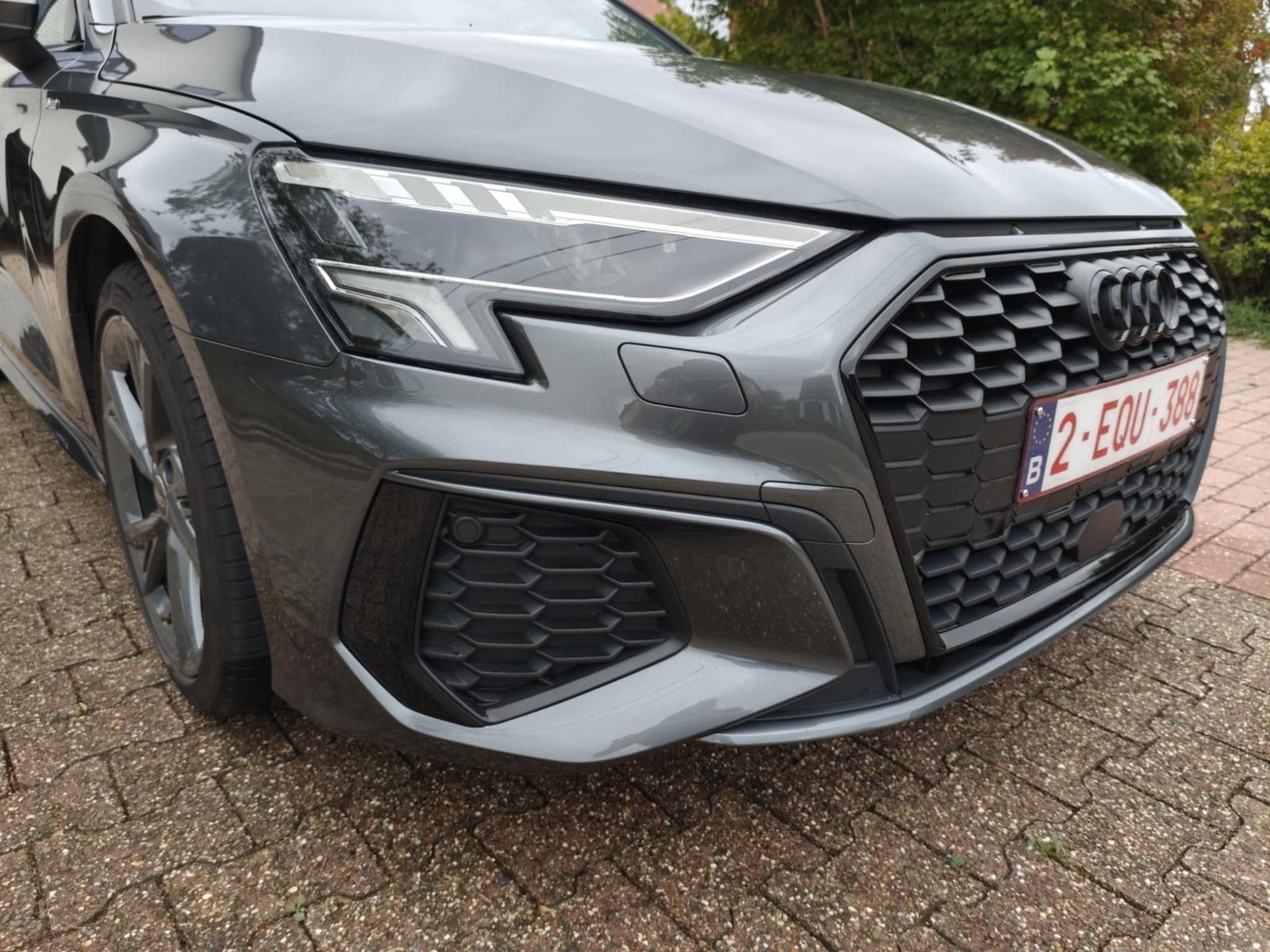 Audi A3 sportback 150pk S-line, Autos, Argent ou Gris, Achat, Noir, 5 portes