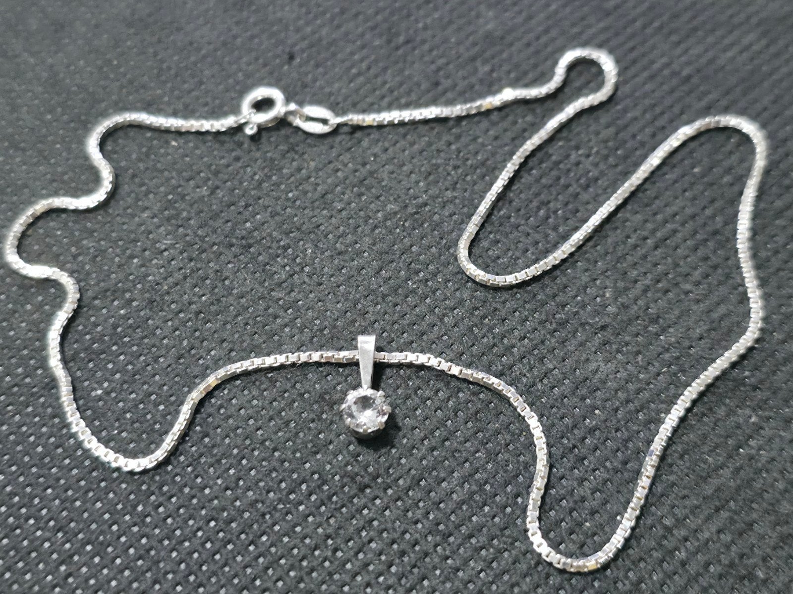 Nieuwe Zilver Ketting, Handtassen en Accessoires, Ophalen of Verzenden, Nieuw, Zilver, Zilver
