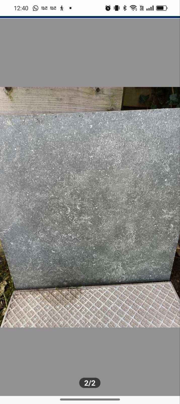 Keramische terrastegel 2x60x60 30stuks Blue mavi nieuw, Ophalen