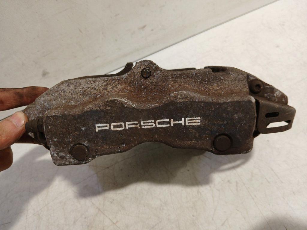 Remklauw rechts achter Porsche Cayenne, Auto-onderdelen, Remmen en Aandrijving, Porsche, Gebruikt, Herkomst onderdeel bekend, 12 maanden garantie