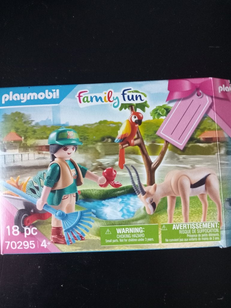 Playmobil verblijf reebokje, Ophalen