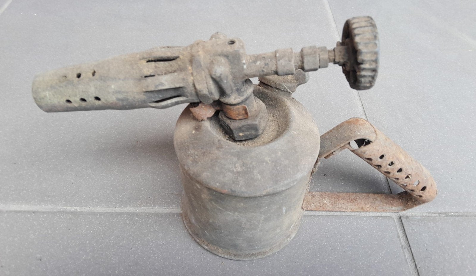 oude benzinebrander, Antiek en Kunst, Ophalen