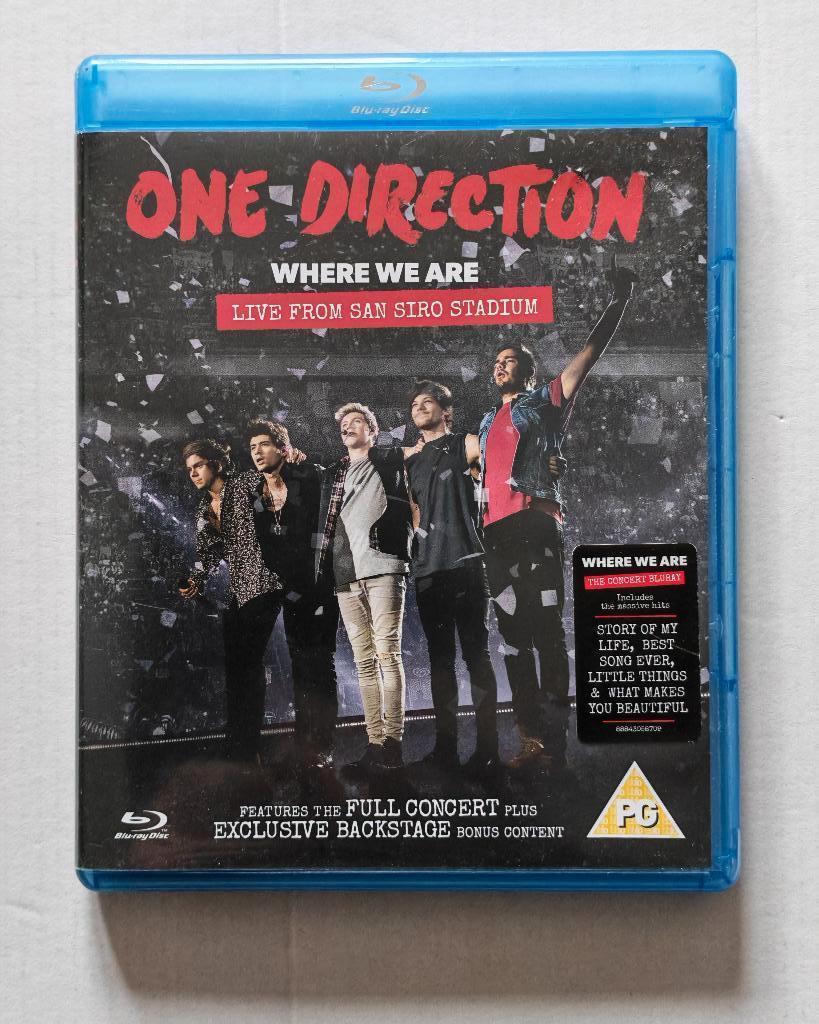 ONE DIRECTION - Where we are : live from San Siro stadium, Cd's en Dvd's, Blu-ray, Ophalen of Verzenden, Zo goed als nieuw, Muziek en Concerten