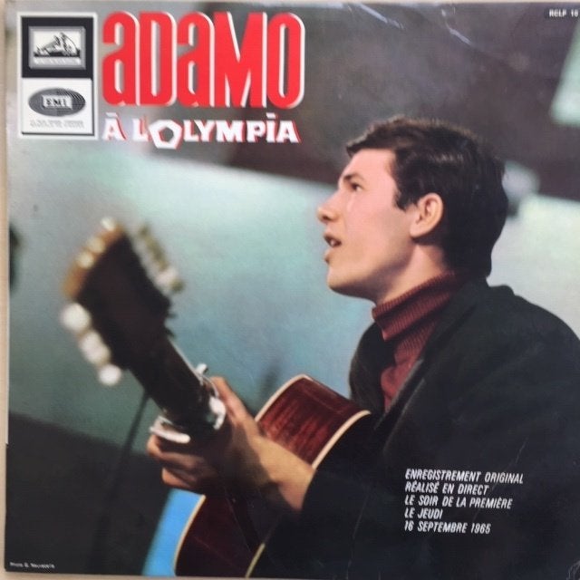 Adamo ‎– Adamo á l' Olympia, Enlèvement ou Envoi, Pop, Comme neuf, LP