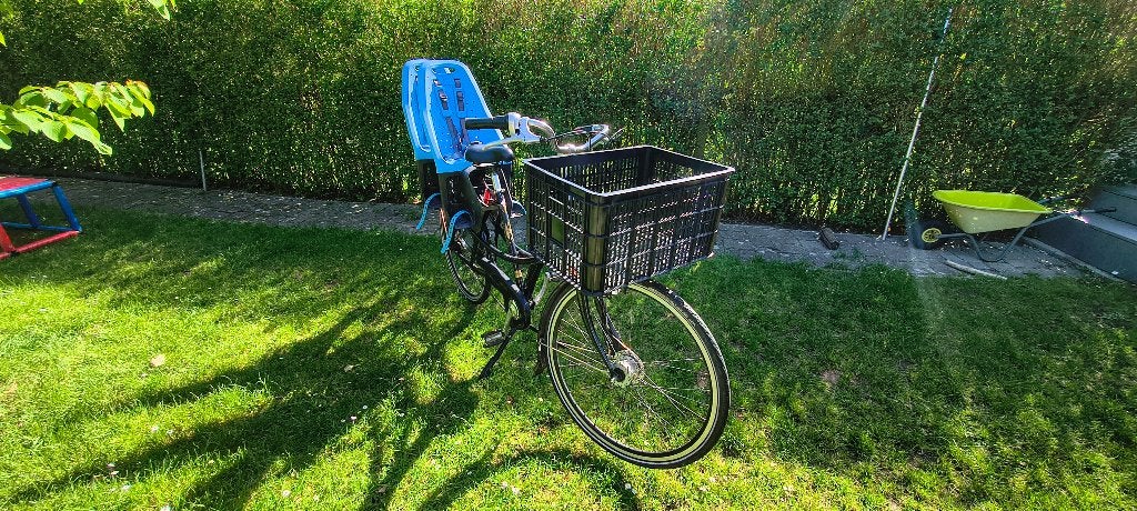 Fiets Longtail Azor te koop, Fietsen en Brommers, Fietsen | Dames | Moederfietsen, Gebruikt, Overige merken, 47 tot 50 cm, 2 zitjes