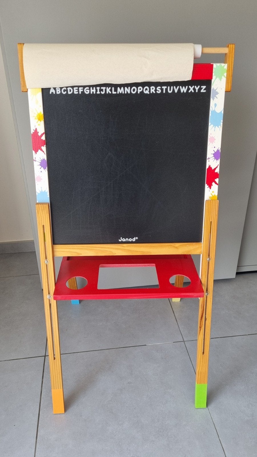 Krijtbord + magneetbord en schildersezel, Diversen, Schoolborden, Ophalen, Mobiel, Zo goed als nieuw, Krijtbord