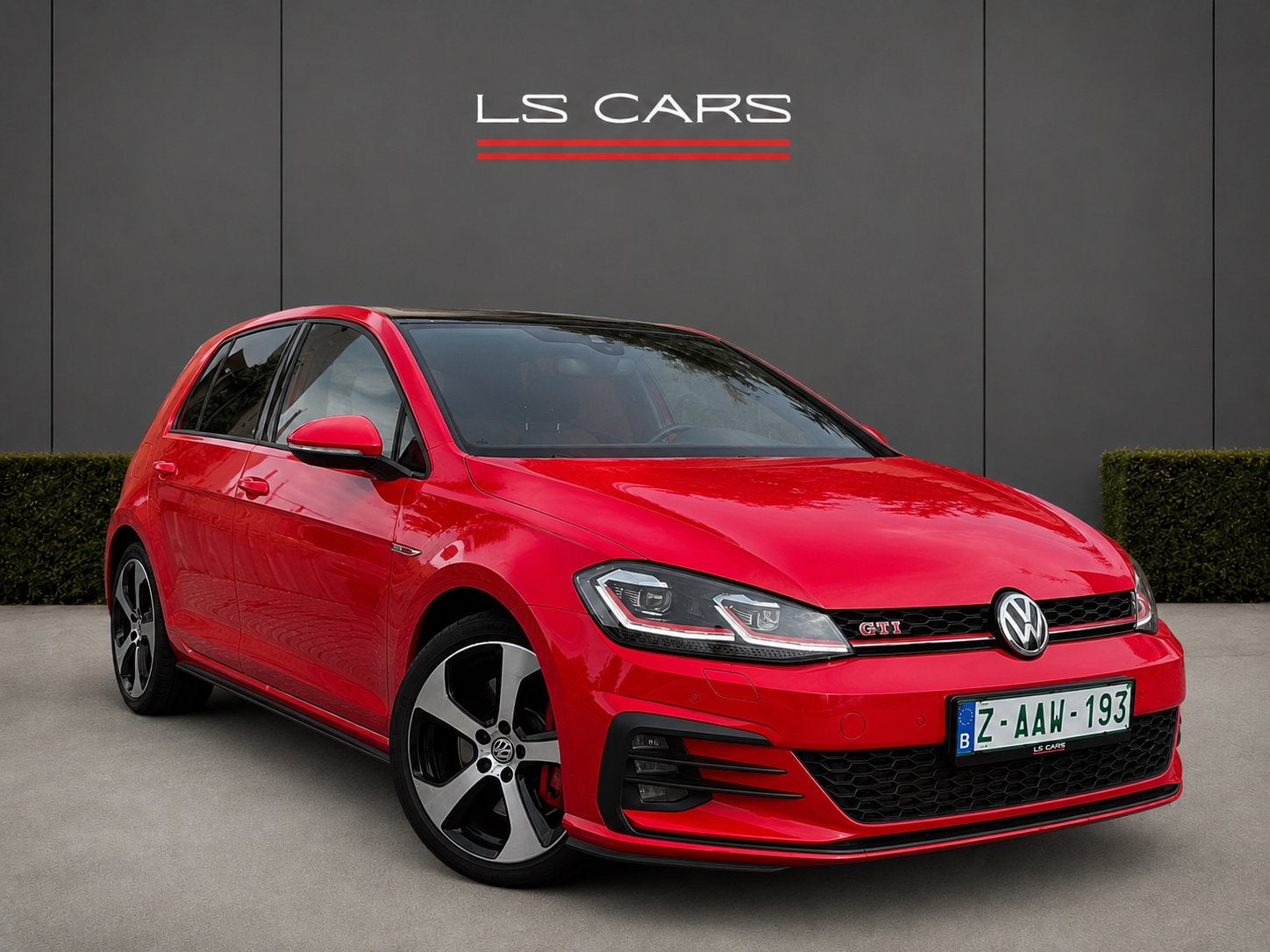 Volkswagen Golf 7.5 GTI *seulement 49 500 km *pano*, Rouge, Achat, Euro 6, Entreprise