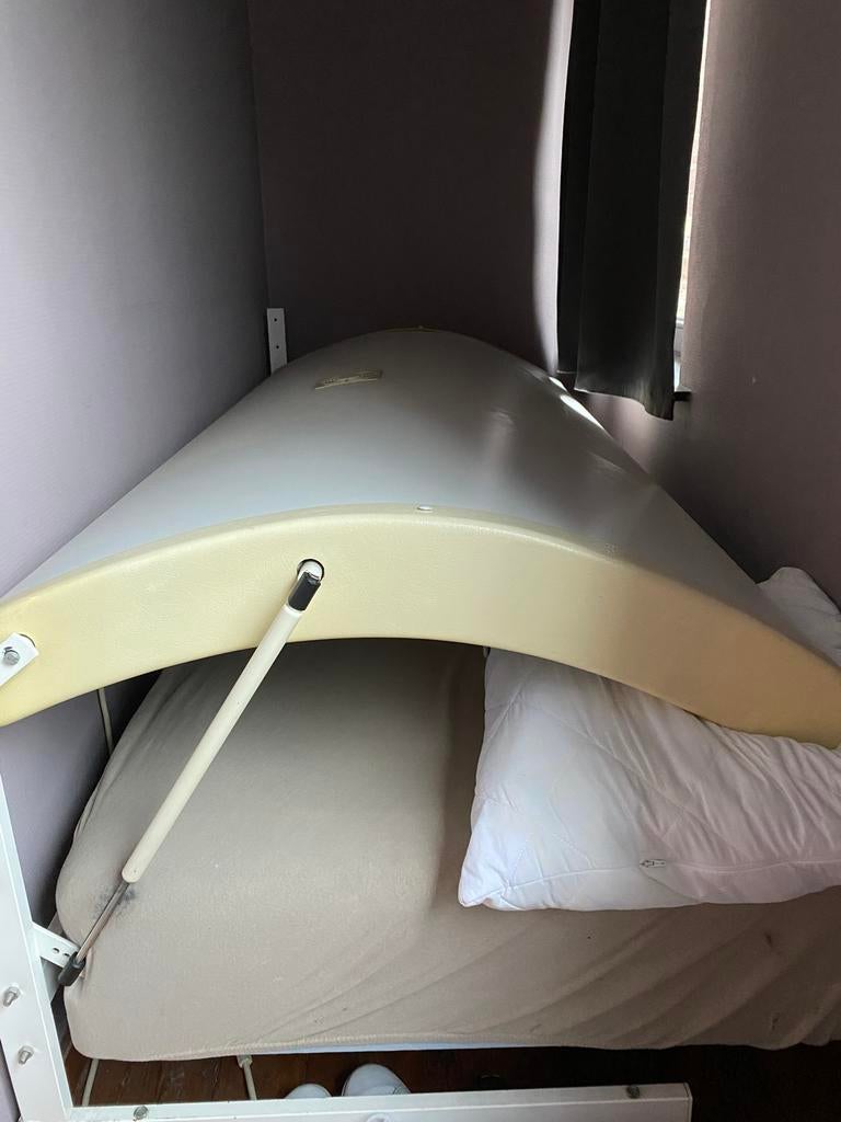 Zonnebank hemel met bed. 12 nieuwe lampen, Elektronische apparatuur, Zonnebanken en Gezichtsbruiners, Ophalen, Gebruikt, Zonnebank enkelzijdig