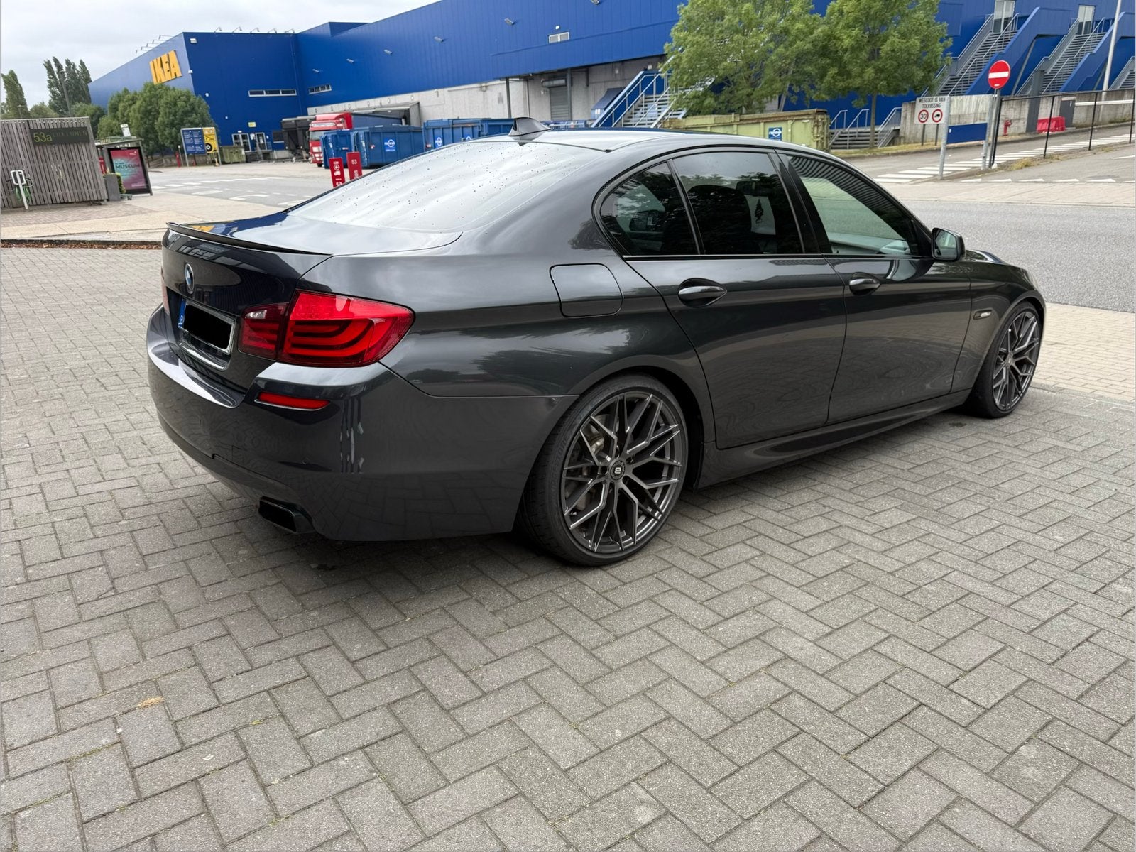 Bmw 535d M pakket, Auto's, Euro 5, Achterwielaandrijving, Zwart, Zwart