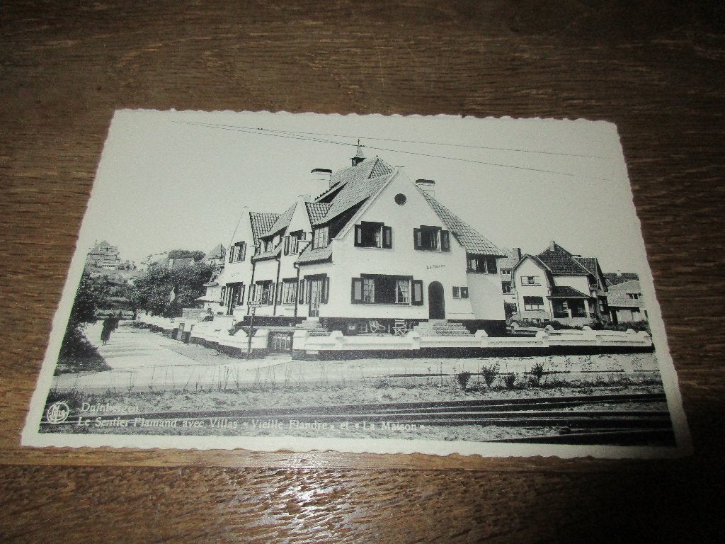 POSTKAART DUINBERGEN SENTIER FLAMAND AVEC VILLAS, Verzamelen, Verzenden, Ongelopen, West-Vlaanderen