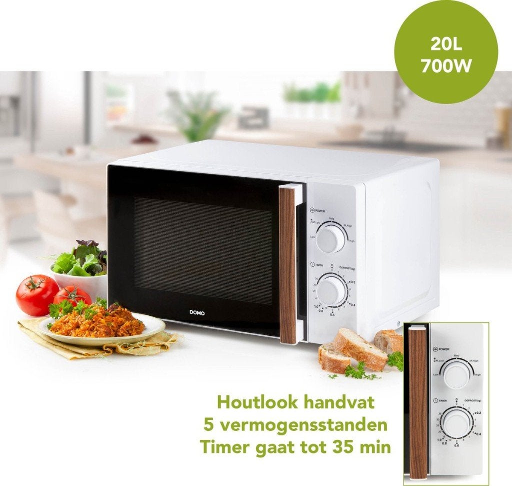 Microgolfoven / Magnetron solo DOMO DO2720 20L - 700W Nieuw, Elektronische apparatuur, Microgolfovens, Nieuw, Vrijstaand, Microgolfoven