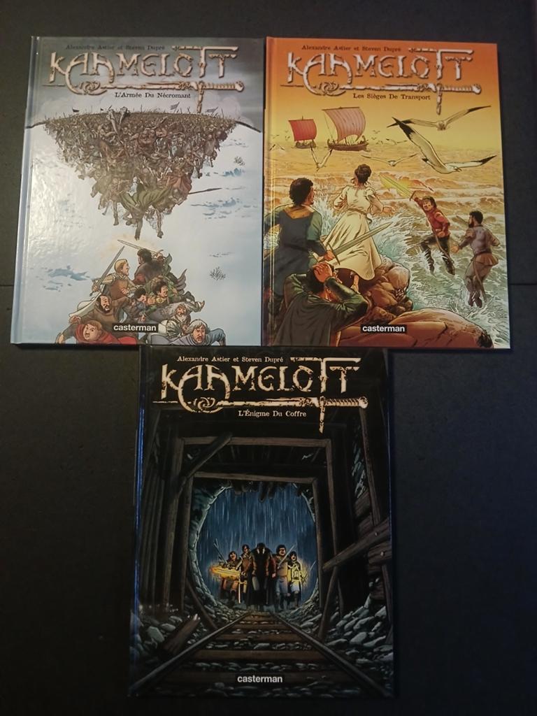Lot de 3 bd kaamelott 1 à 3, Enlèvement ou Envoi