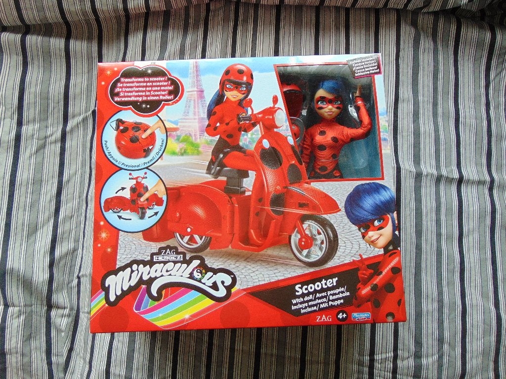 Miraculous Ladybug, Trottinette avec poupée 26 cm, transform, Enlèvement ou Envoi, Neuf