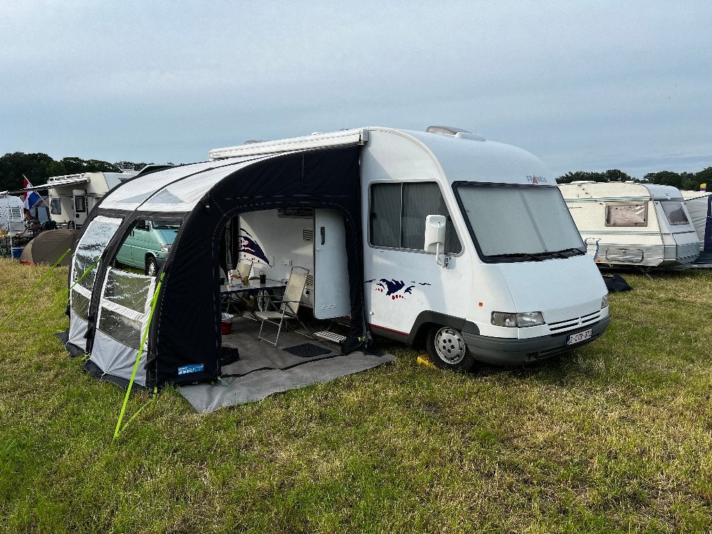 Opblaasbare voortent Kampa motor rally air 330 maat L, Ophalen, Zo goed als nieuw, Polyester, Kampa Dometic