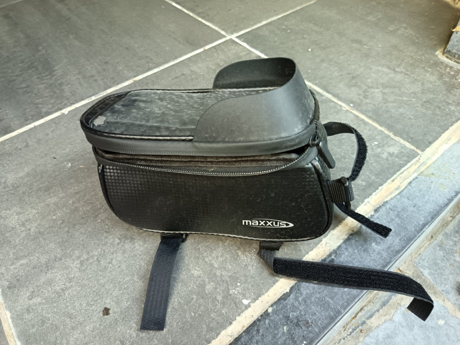 fiets gsm houder, Ophalen