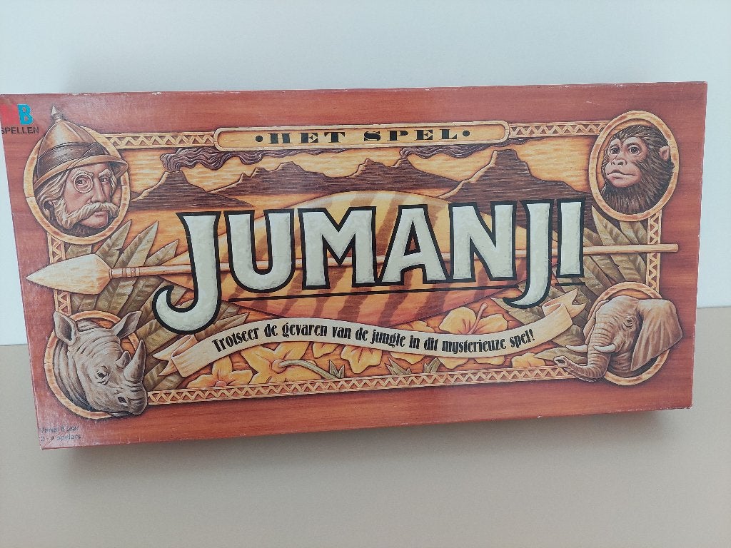 Jumanji bordspel, Trois ou quatre joueurs, Enlèvement, Utilisé, MB spelen