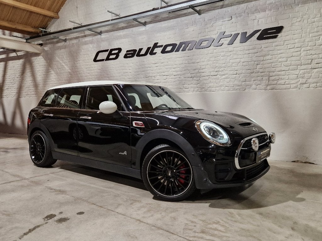Mini Cooper Clubman JCW met garantie, Auto's, Mini, Automaat, 4 cilinders, Leder en Stof, Bedrijf