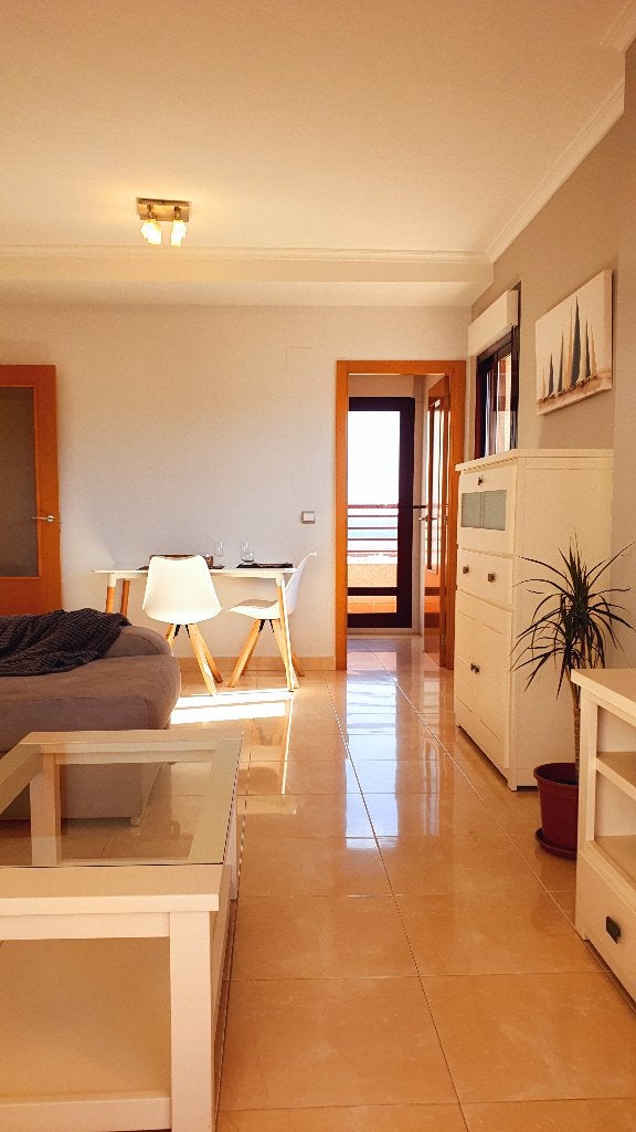 TE HUUR, Calpe, ruim app., 2-4 pers., 1 slpk., groot terras, Vakantie, Wasmachine, Aan zee, Costa Blanca, Appartement
