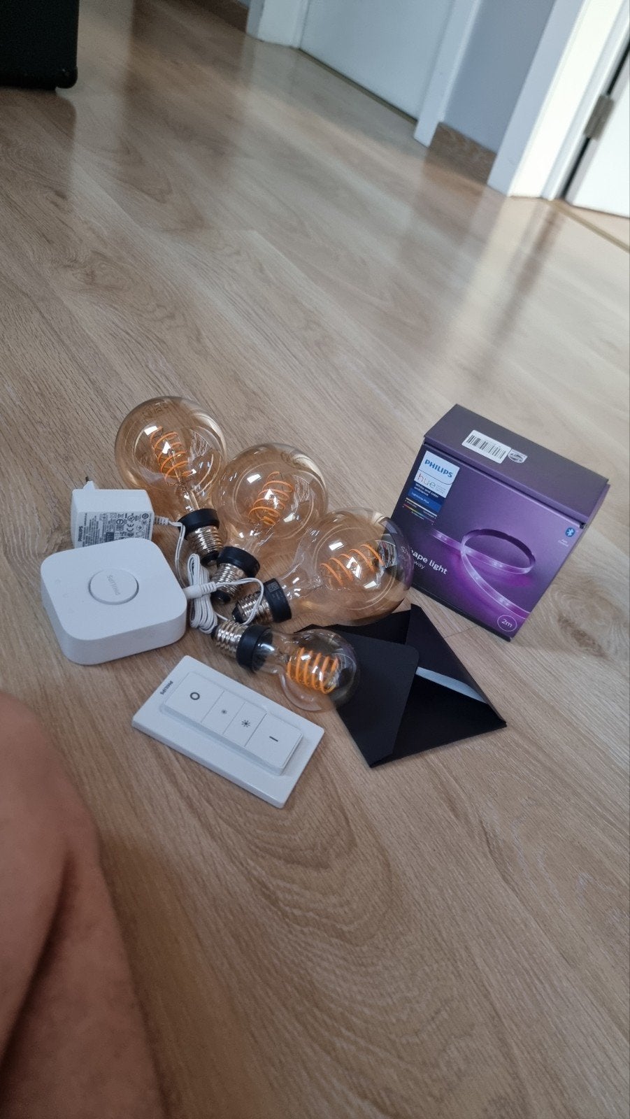 PHILIPS Hue lampen en led strip, bridge en dimmer knop, Enlèvement, Philips