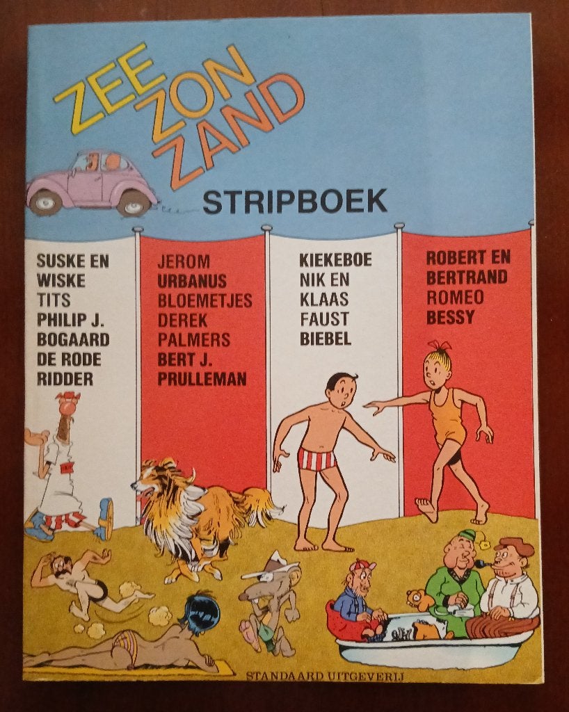 Suske en Wiske Zee zon zand stripboek 1986, Eén stripboek, Ophalen of Verzenden, Zo goed als nieuw, Studio Vandersteen