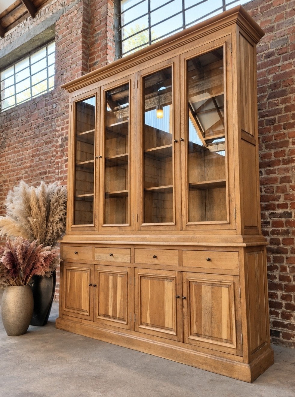 vitrine et buffet en chêne ART:208/26