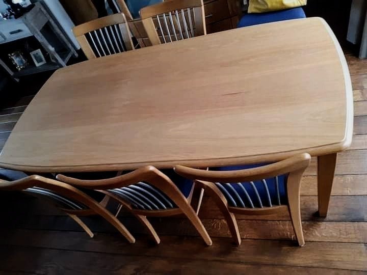 Tafel, Ophalen, Gebruikt, Eikenhout, 50 tot 100 cm