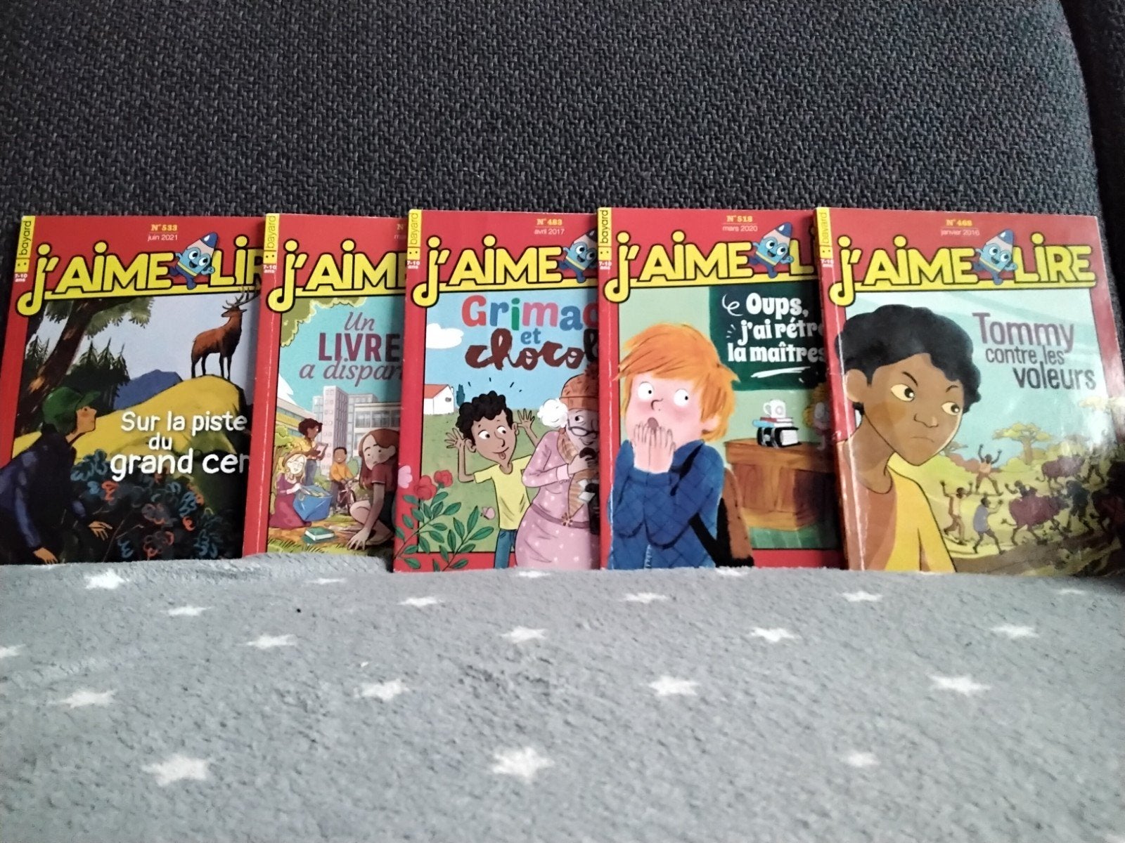 J’aime lire, Livres, Enlèvement