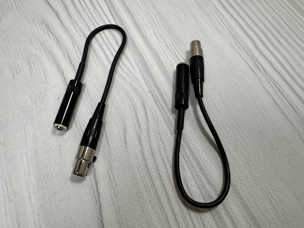 Adapter 3.5 naar 4-pins mini XLR AudioQuest Husky sub, TV, Hi-fi & Vidéo, Enlèvement, Comme neuf, Moins de 2 mètres, Autres câbles