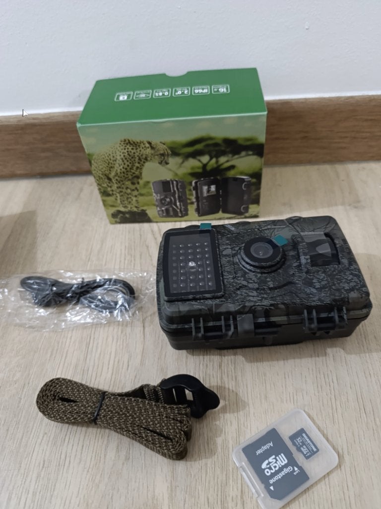 Caméra de chasse 16 MP Full HD 1080p IP66  – Neuve, TV, Hi-fi & Vidéo, Enlèvement, Neuf, Caméra de chasse