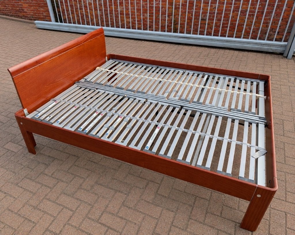 Auping Auronde 180 x 220 kersen | BEZORGEN MOGELIJK, Ophalen, Zo goed als nieuw, Auping