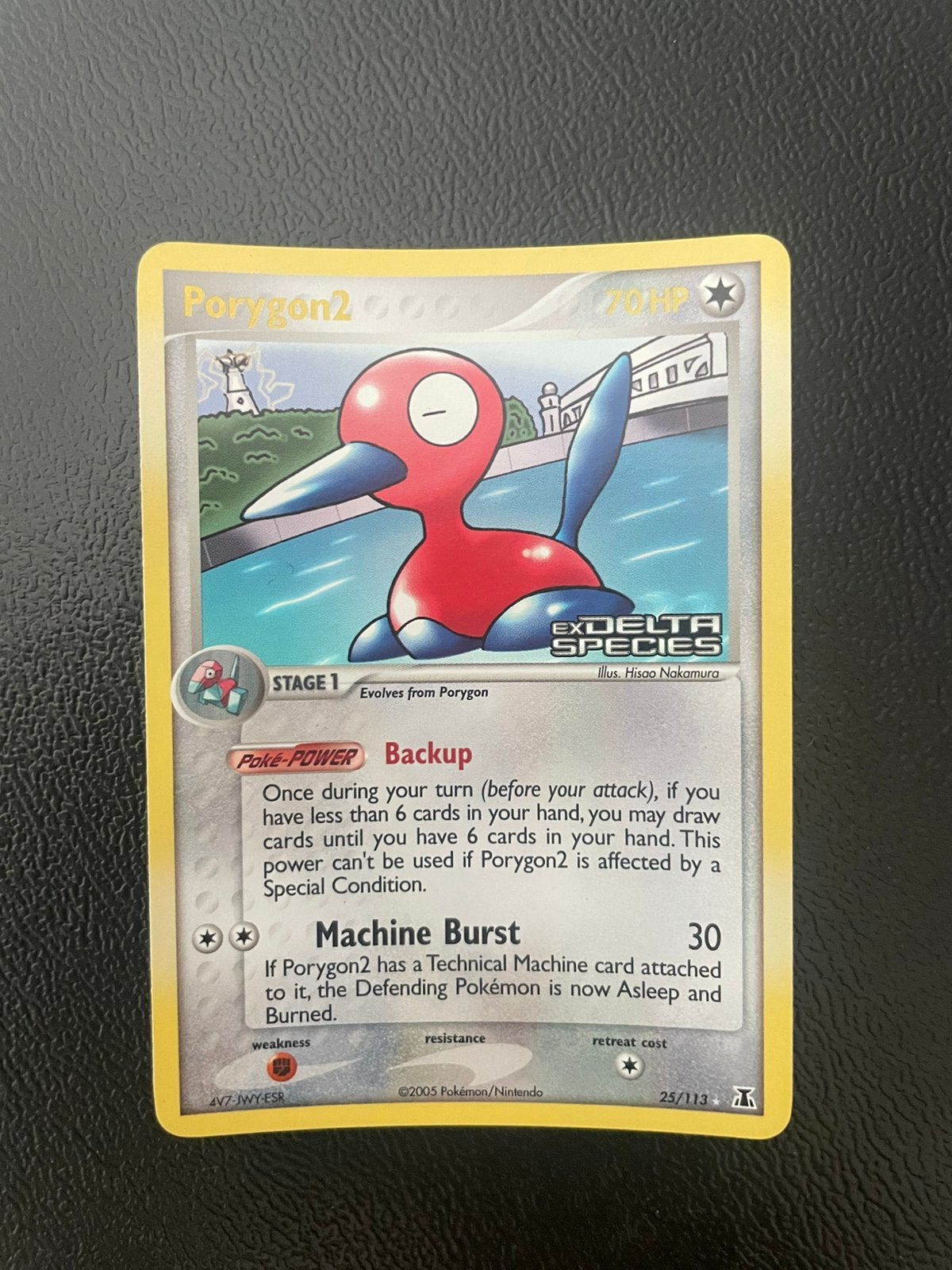 Porygon2 reverse holo ex delta species NM, Ophalen of Verzenden, Zo goed als nieuw