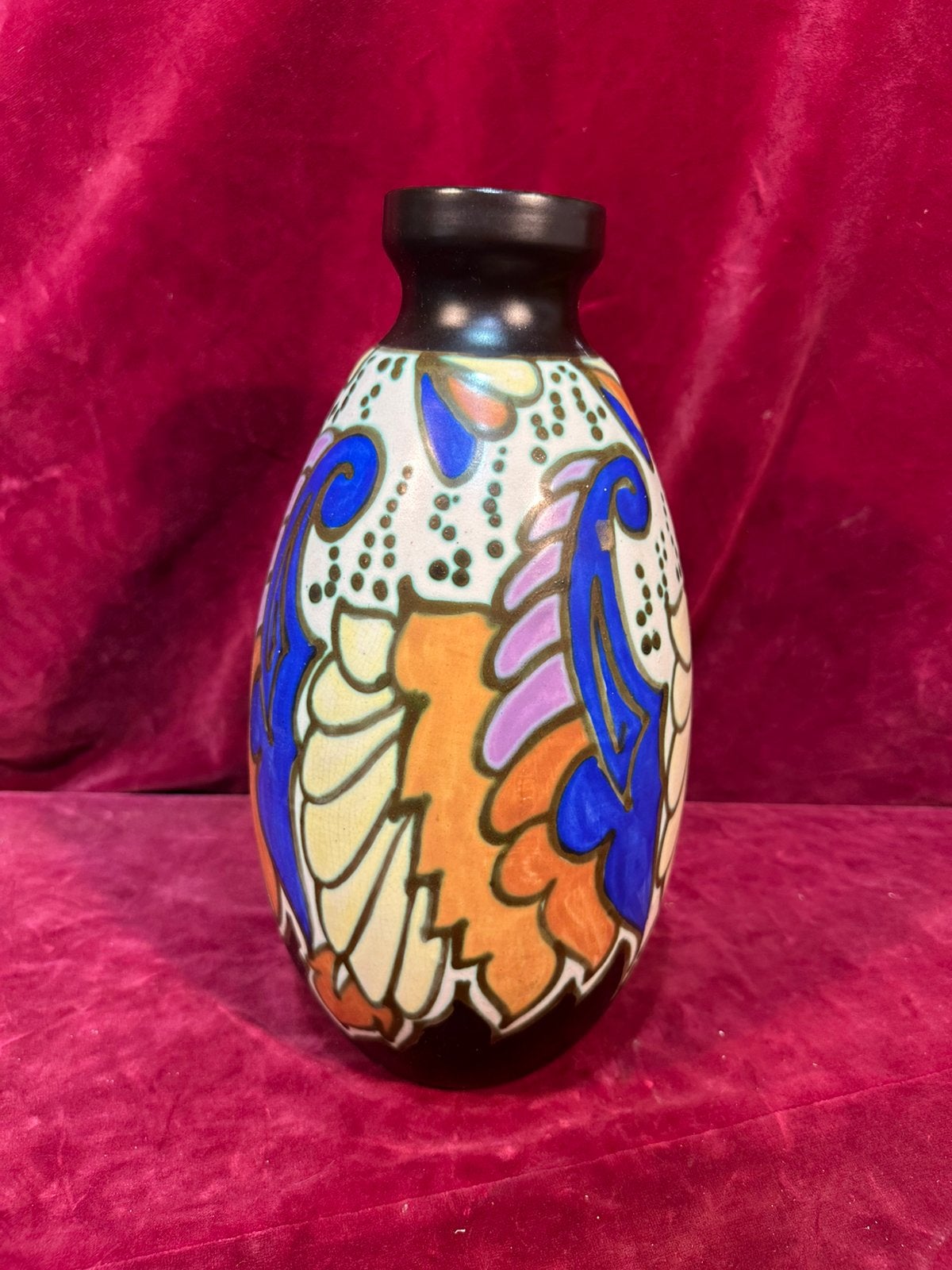 Vase Art Déco vintage C.M. Berben H369, Envoi