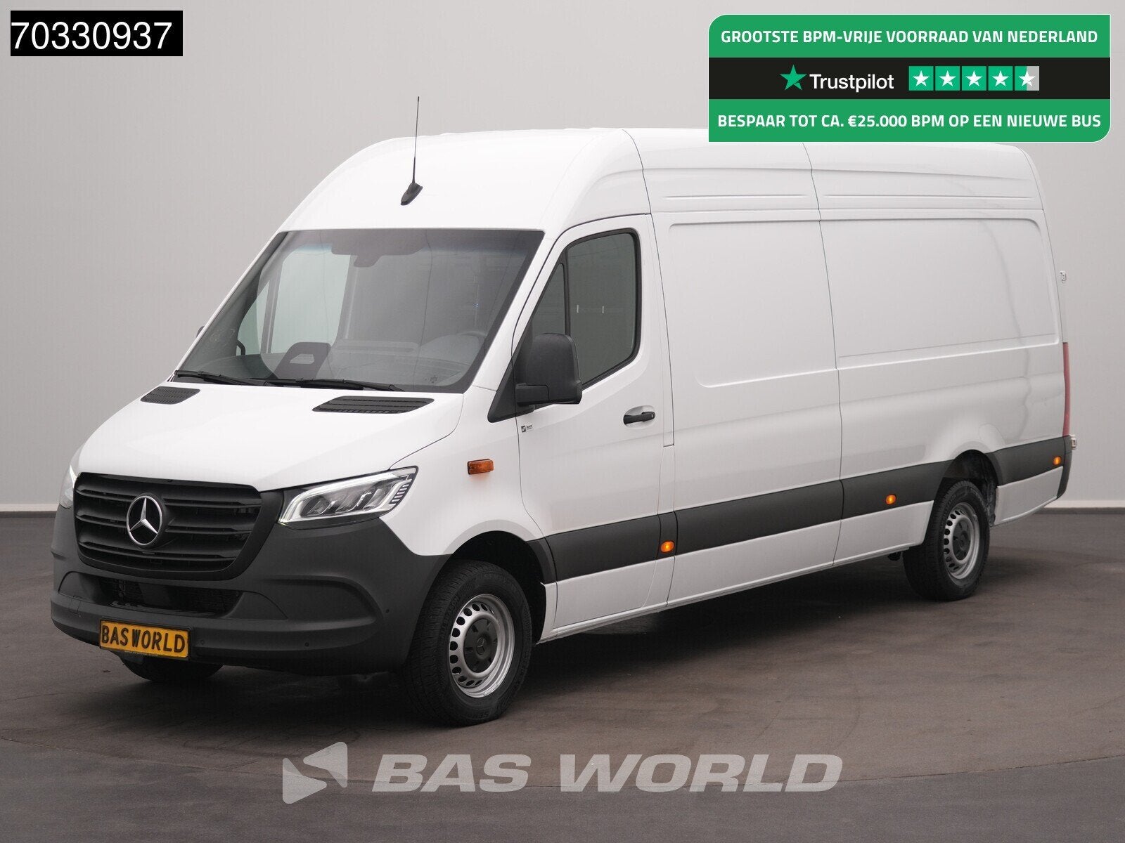 Mercedes Sprinter 317 CDI Automaat L3H2 170PK LED Navi Clima, Achat, Euro 6, Entreprise, 3 places