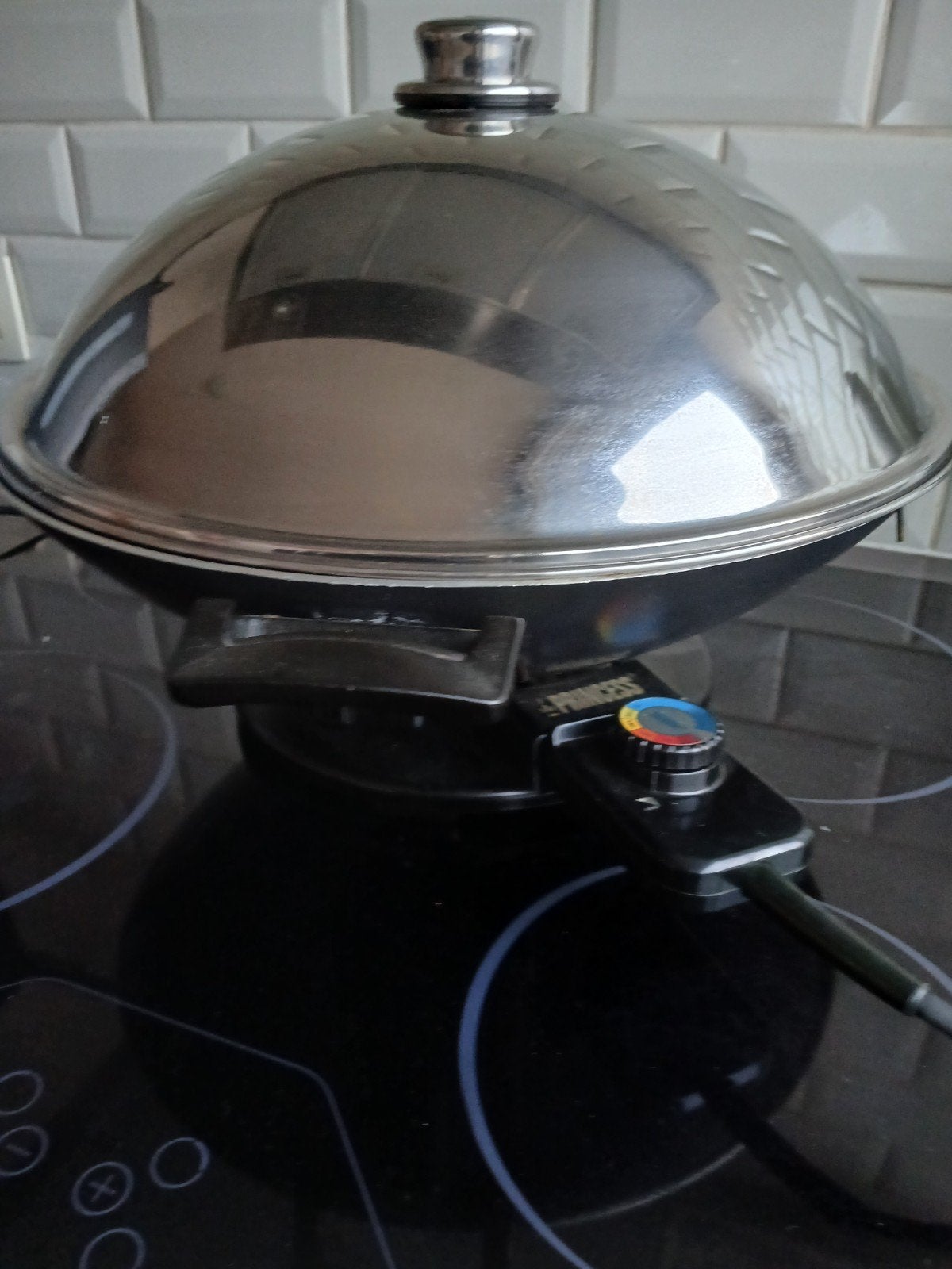 elektrische wokpan, Ophalen, Zo goed als nieuw, Wok
