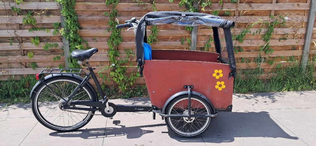 Niet-elektrische Baboe Big Bakfiets, Vélos & Vélomoteurs, Vélos | Vélos avec bac, Autres marques, Bâche, Enlèvement, Utilisé