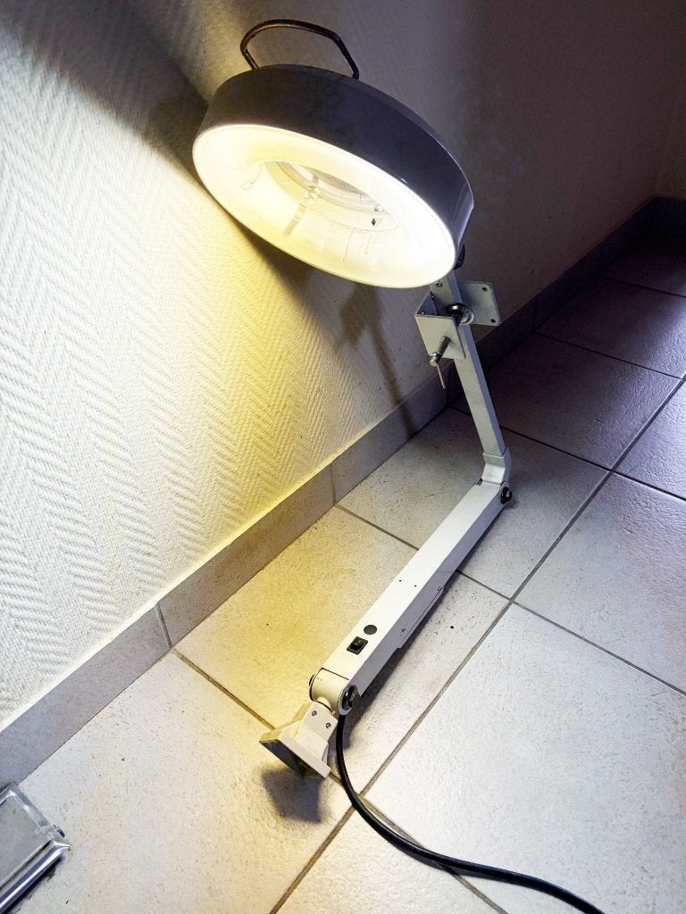 Lampe de bureau / atelier, Industriel, Lampe de bureau, Enlèvement, Utilisé