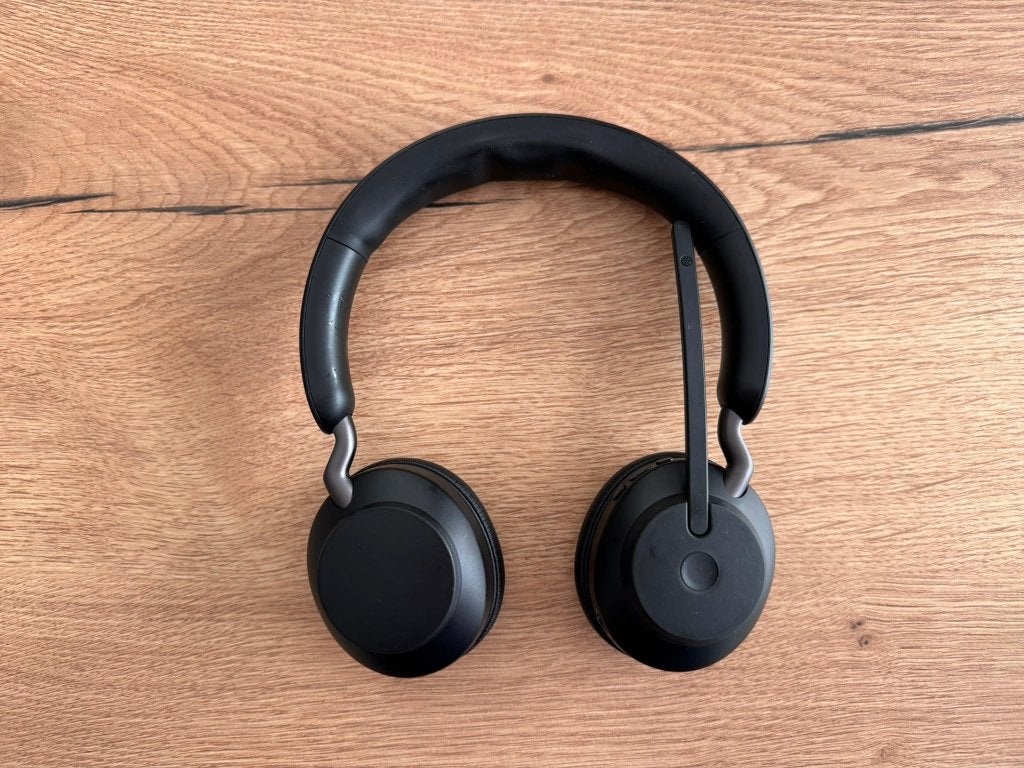 Jabra Evolve2 65 + dongle USB + coussinets neuf + housse, Enlèvement ou Envoi, Comme neuf, Jabra, Sans fil