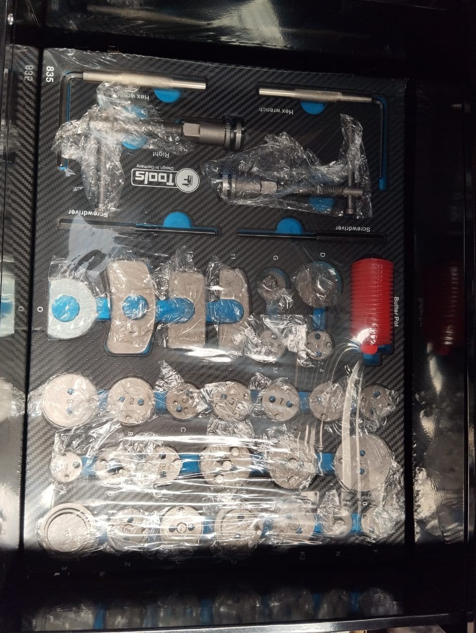CHARIOT À OUTILS XXL 8 TIROIRS DONT 8 REMPLIS DE CLÉ DYNAMOM, Enlèvement ou Envoi