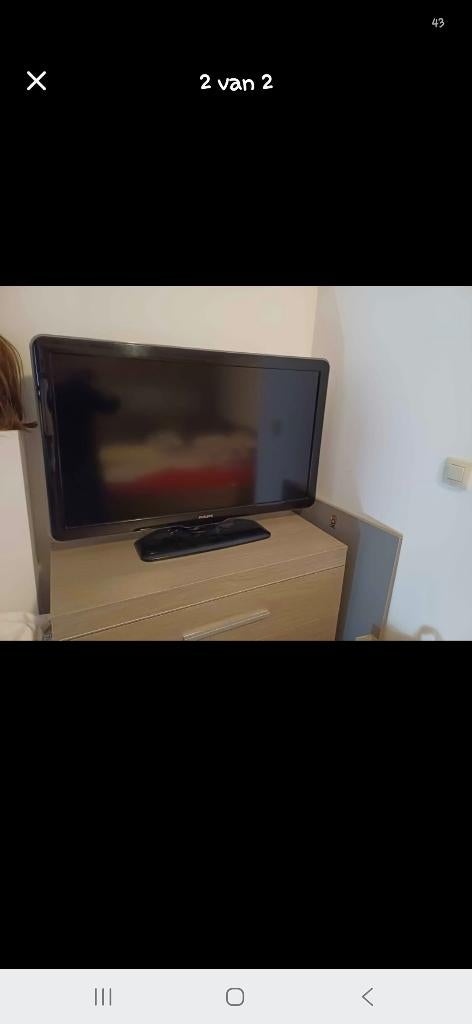 Lcd tv / scherm  zo goed als gratis, TV, Hi-fi & Vidéo, Télévisions, Philips, LCD, Enlèvement, Utilisé