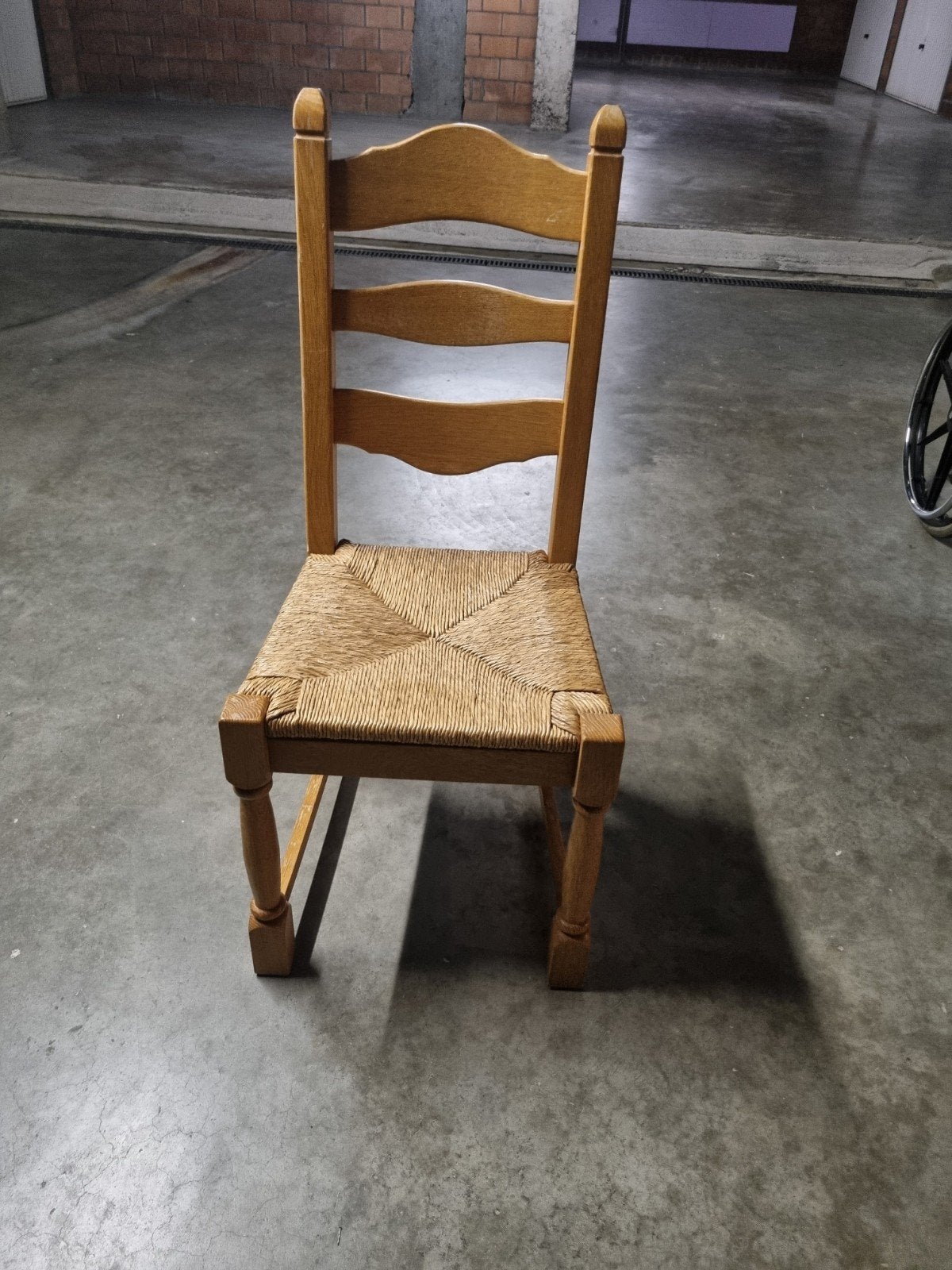 4 rieten stoelen, Antiek en Kunst, Ophalen