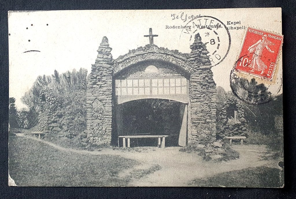 Westouter 2 kaarten Rode berg, Verzamelen, Verzenden, Voor 1920, Gelopen, West-Vlaanderen