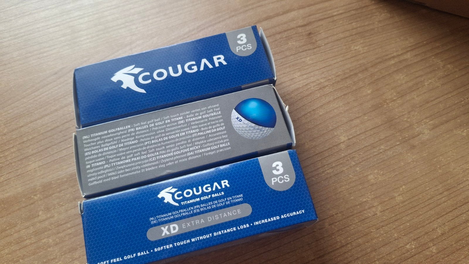 Golfballen Cougar, Ophalen